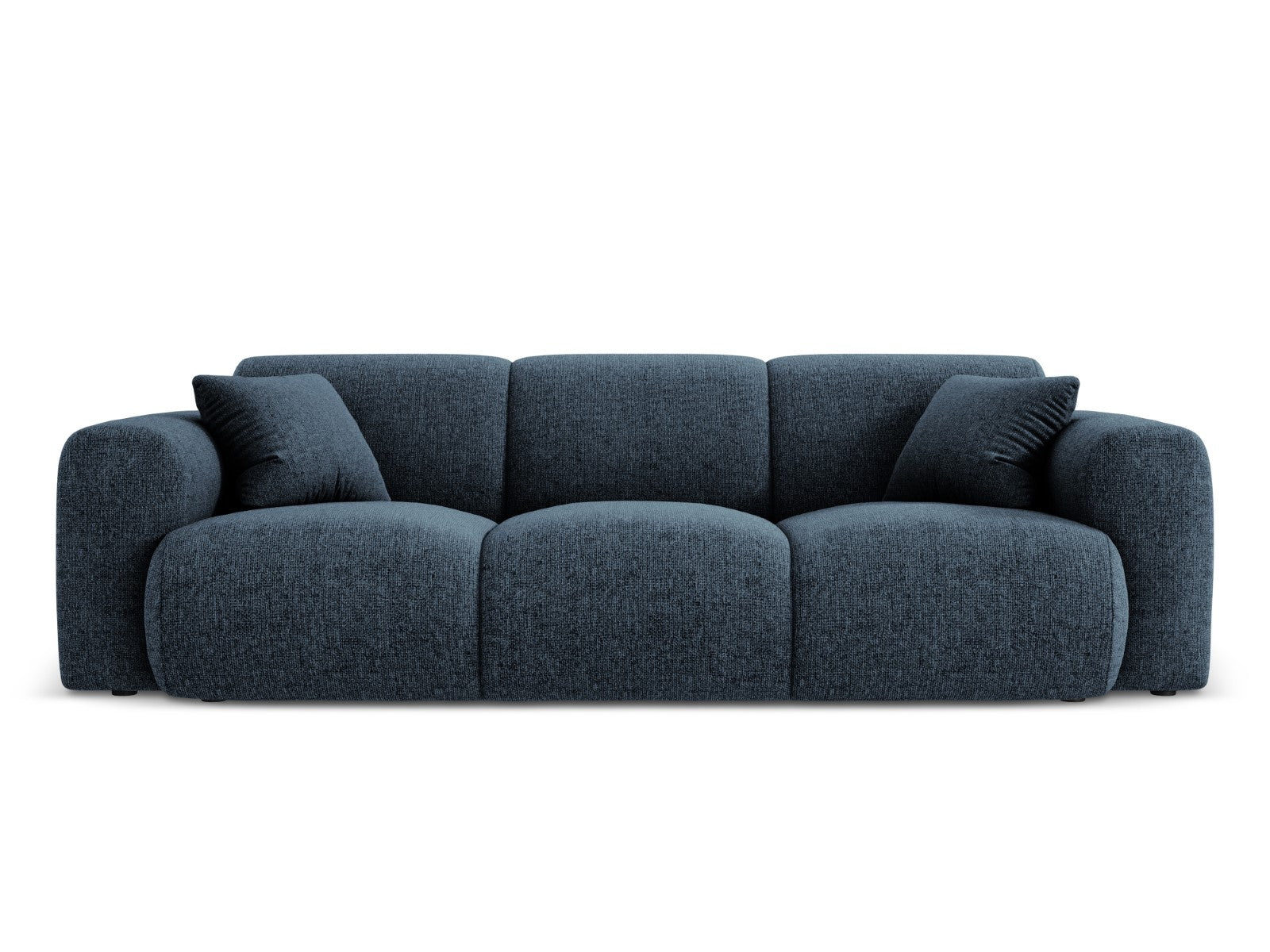Cosmopolitan Design Bank Nolio 3-zits, chenille, koningsblauw - 95x235
