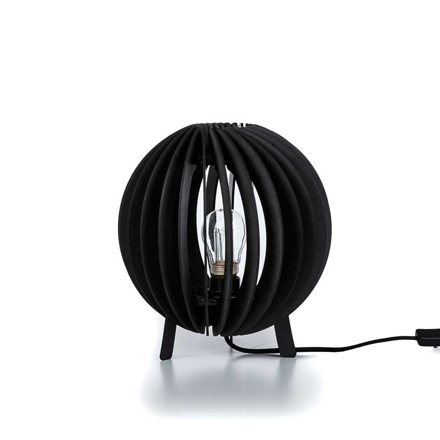 Blij Design tafellamp Orb - 1 lichts - 27 x 27 cm - zwart