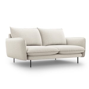 Cosmopolitan Design Bank Vienna 2-zits, structurele stof, lichtbeige – Cosmopolitan Design Bank Vienna 2-zits, structurele stof, lichtbeige –