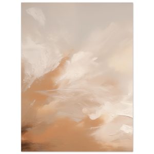 Artfulprints Poster Abstract – Skyfall – 30×40 cm – Taupe