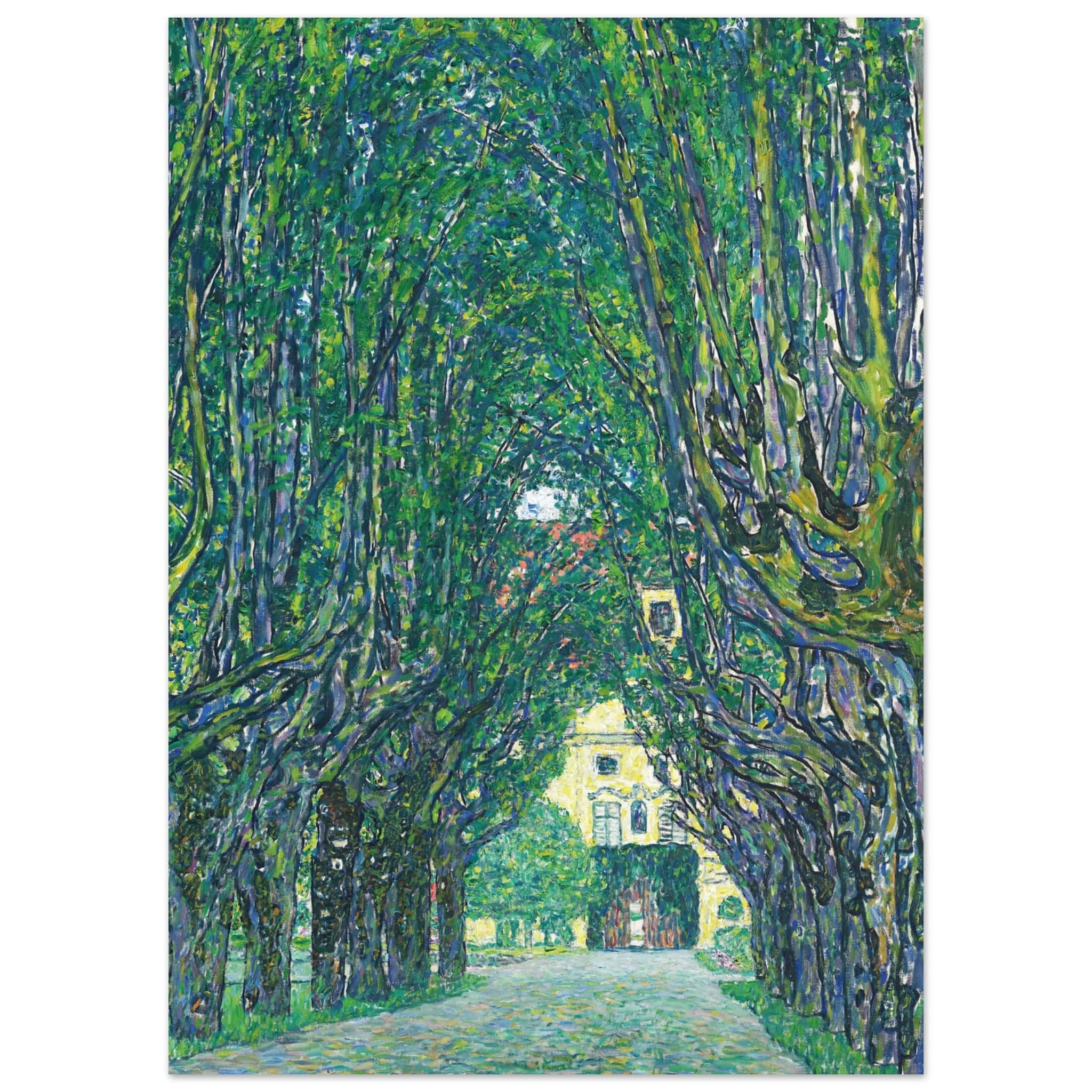 Artfulprints Poster Gustav Klimt - Avenue of Schloss Kammer Park - 50x