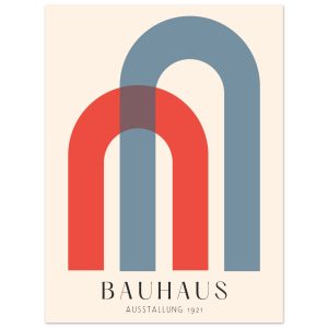 Artfulprints Poster Bauhaus – Ausstellung 1921 – 30×40 cm – Meerkleuri Artfulprints Poster Bauhaus – Ausstellung 1921 – 30×40 cm – Meerkleuri