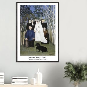 Artfulprints Poster Henri Rousseau – The wedding party – 70×100 cm – M