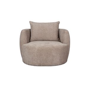 Dutchbone Rocca Fauteuil Cappuccino Dutchbone Rocca Fauteuil Cappuccino