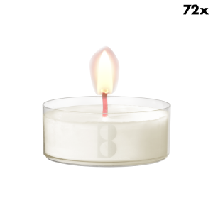 Bolsius maxi waxinelichtjes Crystal Lights – 72 stuks – 8 branduren Bolsius maxi waxinelichtjes Crystal Lights – 72 stuks – 8 branduren