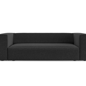 Cosmopolitan Design Bank Arendal 2-zits, chenille zwart – 102x180x70cm Cosmopolitan Design Bank Arendal 2-zits, chenille zwart – 102x180x70cm