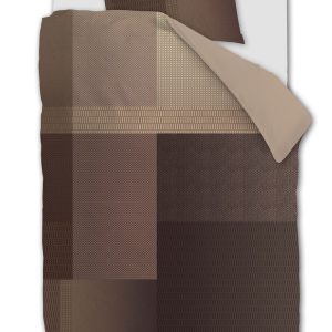 Beddinghouse Dekbedovertrek Lovis – 140 x 200/220 cm – Terra Beddinghouse Dekbedovertrek Lovis – 140 x 200/220 cm – Terra