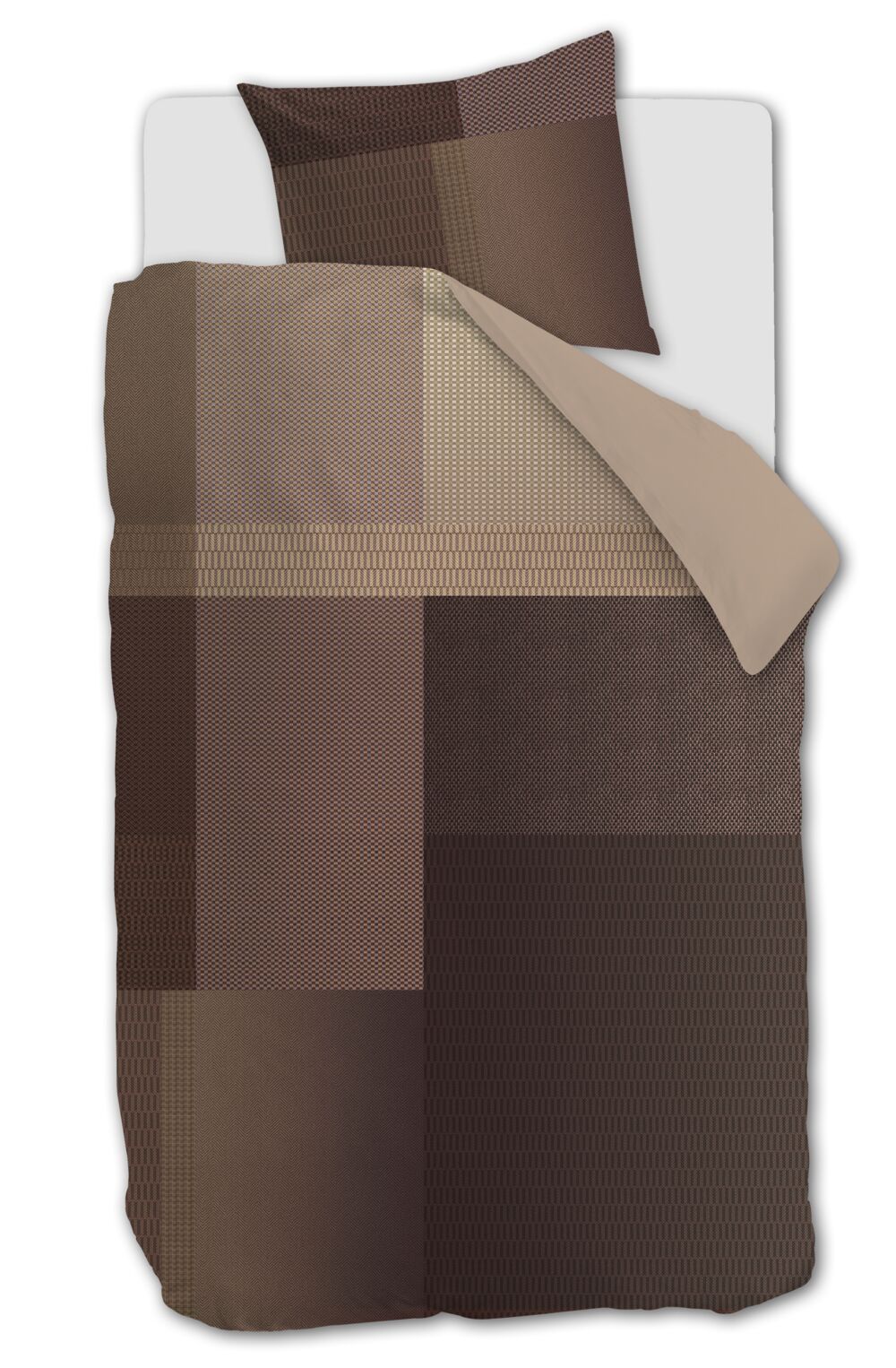 Beddinghouse Dekbedovertrek Lovis - 140 x 200/220 cm - Terra