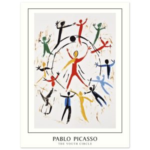 Artfulprints Poster Pablo Picasso – The youth circle – 30×40 cm – Meer Artfulprints Poster Pablo Picasso – The youth circle – 30×40 cm – Meer