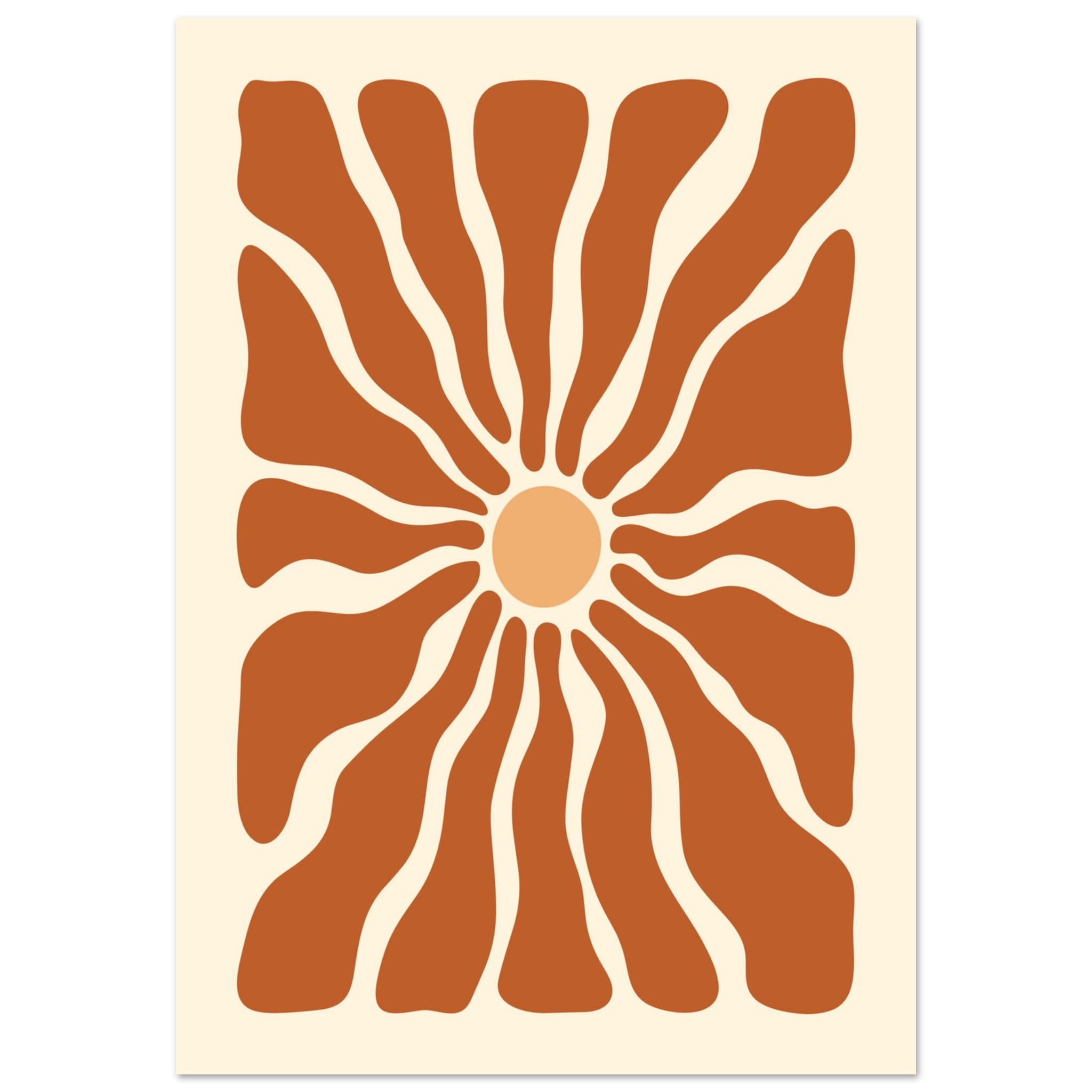 Artfulprints Boho - Ibiza sun poster 70x100 cm