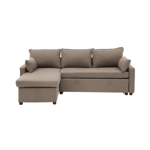 Calicosy – LOUISON 3-zits slaapbank – Grijs – 219x147x84 cm