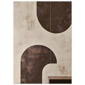 Artfulprints Poster Boho – Soft geometry – A4 21×29.7 cm – Bruin Artfulprints Poster Boho – Soft geometry – A4 21×29.7 cm – Bruin