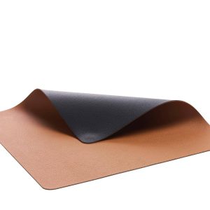 Bitz Placemat imitatie leer – dubbelzijdig te gebruiken Zwart/ Bruin 4 Bitz Placemat imitatie leer – dubbelzijdig te gebruiken Zwart/ Bruin 4