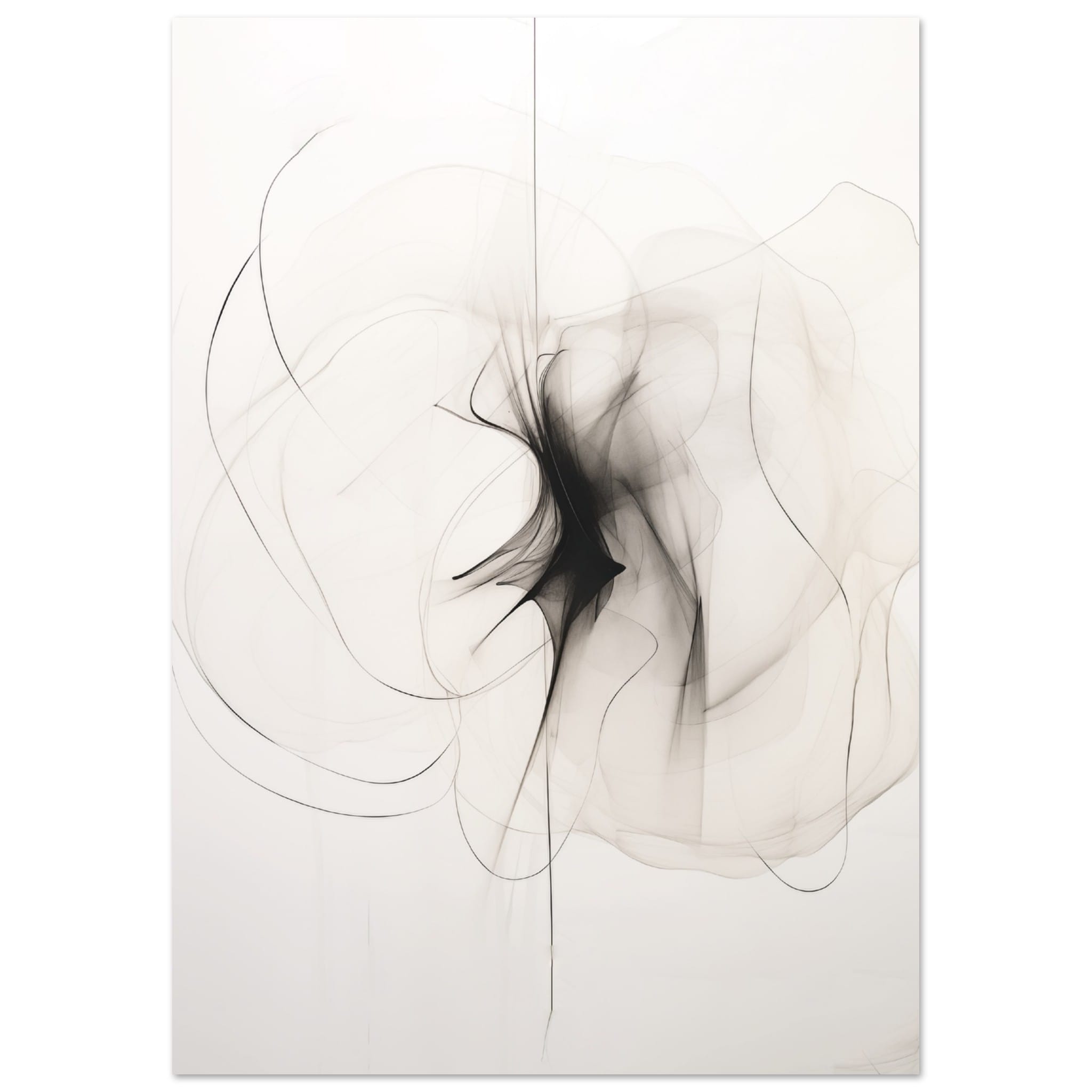 Artfulprints Abstract - Chique brush 10 poster A4 21x29.7 cm