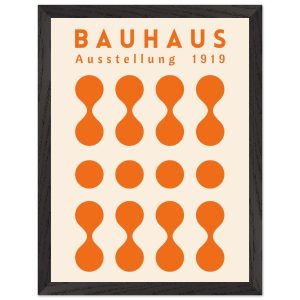 Artfulprints Poster met Lijst Bauhaus – Ausstellung orange – 30×40 cm Artfulprints Poster met Lijst Bauhaus – Ausstellung orange – 30×40 cm
