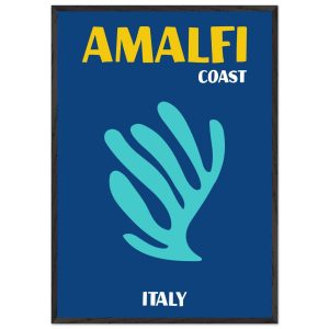 Artfulprints Poster met Lijst Italië – Amalfi – 70×100 cm – Blauw Artfulprints Poster met Lijst Italië – Amalfi – 70×100 cm – Blauw
