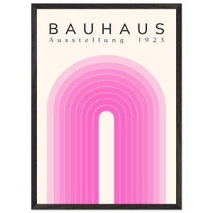 Artfulprints Poster met Lijst Bauhaus – Pink rainbow – 50×70 cm – Roze Artfulprints Poster met Lijst Bauhaus – Pink rainbow – 50×70 cm – Roze