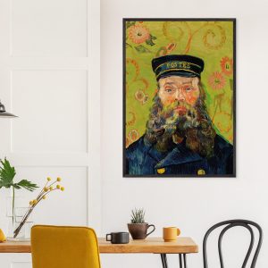 Artfulprints Poster Vincent van Gogh – The Postman – 70×100 cm – Groen