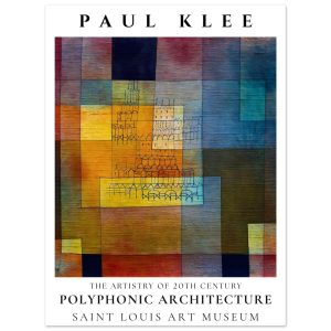 Artfulprints Poster Paul Klee – Polyphonic architecture – 30×40 cm – M Artfulprints Poster Paul Klee – Polyphonic architecture – 30×40 cm – M