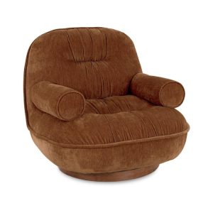 DÉJA Living Draaifauteuil Melbu – Bruin Stof – 93x102x85cm DÉJA Living Draaifauteuil Melbu – Bruin Stof – 93x102x85cm