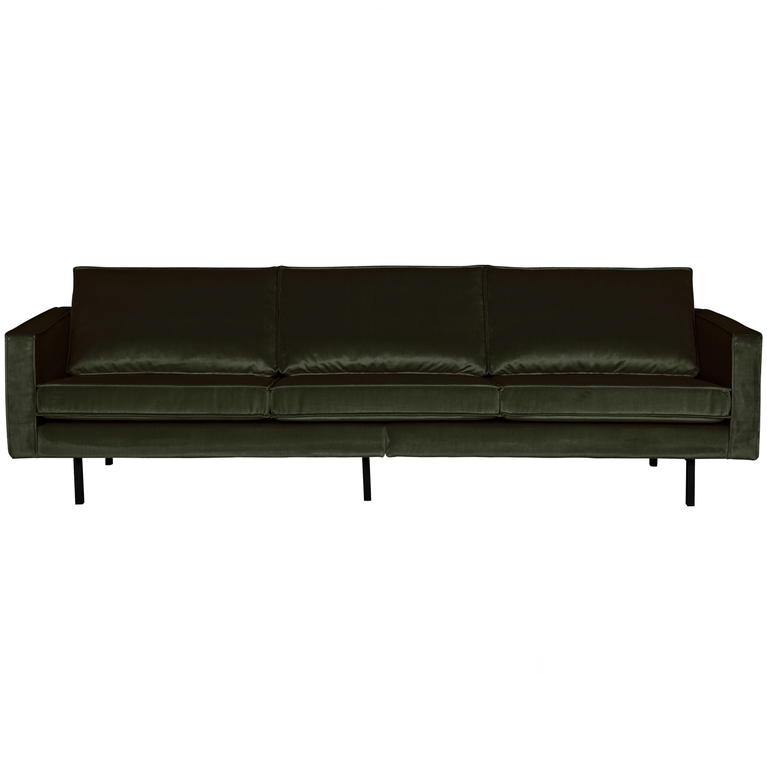 WOOOD 3-zits bank Rodeo - Velvet - Green Hunter - 85x277x86