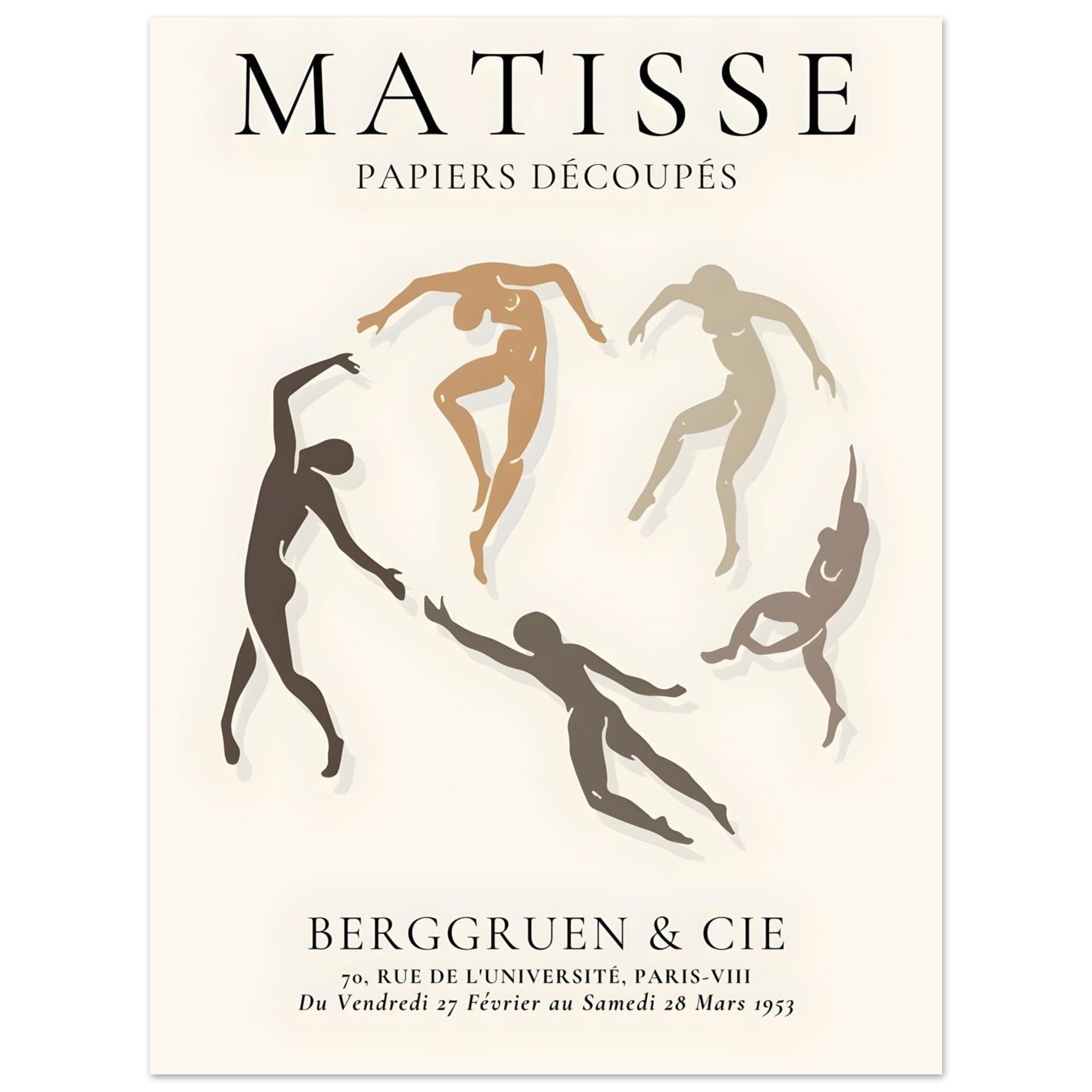 Artfulprints Poster Matisse – The human ring II - 30x40 cm - Meerkleur