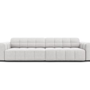 Cosmopolitan Design Bank Chicago 4-zits, flueel geld – 102x252x78cm Cosmopolitan Design Bank Chicago 4-zits, flueel geld – 102x252x78cm