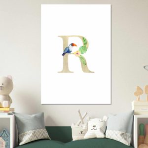 Artfulprints Poster Letter R kindernaam – 70×100 cm – Meerkleurig Artfulprints Poster Letter R kindernaam – 70×100 cm – Meerkleurig