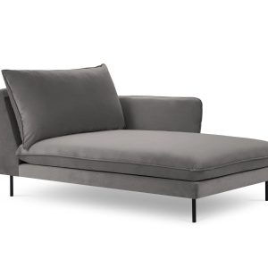 Cosmopolitan Design rechter chaise longue Vienna flueel, lichtgrijs – Cosmopolitan Design rechter chaise longue Vienna flueel, lichtgrijs –
