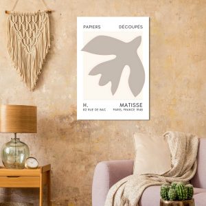 Artfulprints Poster Matisse – Floating forms grey – 70×100 cm – Grijs Artfulprints Poster Matisse – Floating forms grey – 70×100 cm – Grijs