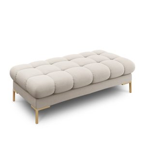 Cosmopolitan Design Bank Bali 2-zits, structurele stof, beige – 62×133 Cosmopolitan Design Bank Bali 2-zits, structurele stof, beige – 62×133