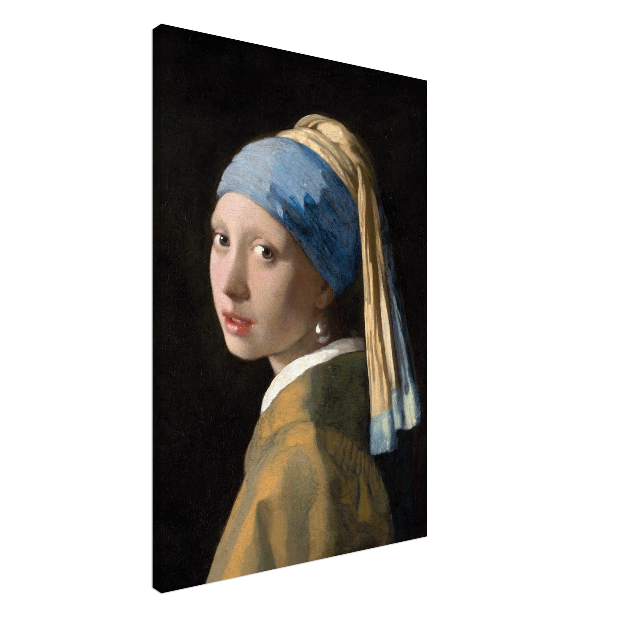 Artfulprints Canvas Johannes Vermeer – Meisje met de parel canvas - 60