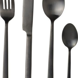 Bitz Bestekset zwart gematteerde afwerking (16-delig) Bitz Bestekset zwart gematteerde afwerking (16-delig)