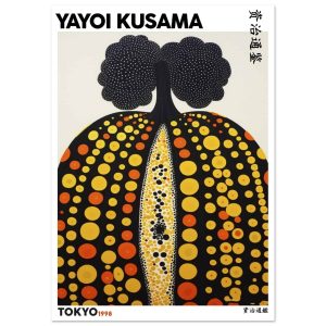 Artfulprints Poster Yayoi Kusama – Tokyo pumpkin 1998 – A4 21×29.7 cm Artfulprints Poster Yayoi Kusama – Tokyo pumpkin 1998 – A4 21×29.7 cm