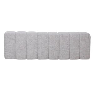 DÉJA Living Eetkamerbank Bogense – Taupe Stof – 160x45x48cm DÉJA Living Eetkamerbank Bogense – Taupe Stof – 160x45x48cm