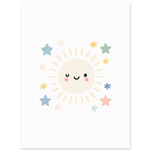 Artfulprints Poster Pastel sunshine – 30×40 cm – Grijs Artfulprints Poster Pastel sunshine – 30×40 cm – Grijs
