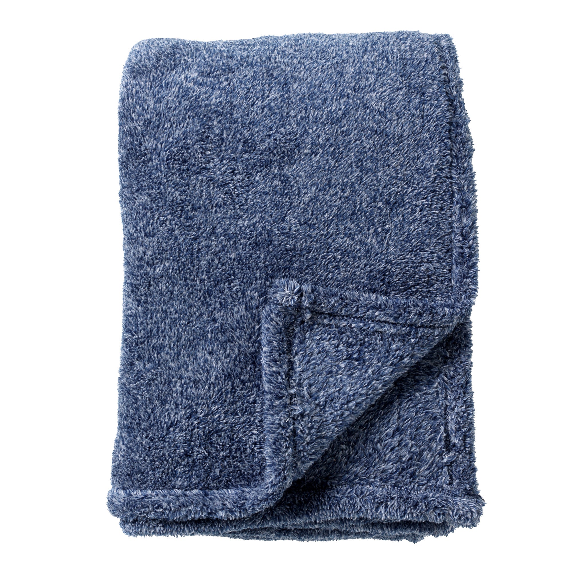 OSCAR - plaid 140x180 cm - fleece deken - gemêleerd - Insignia Blue -