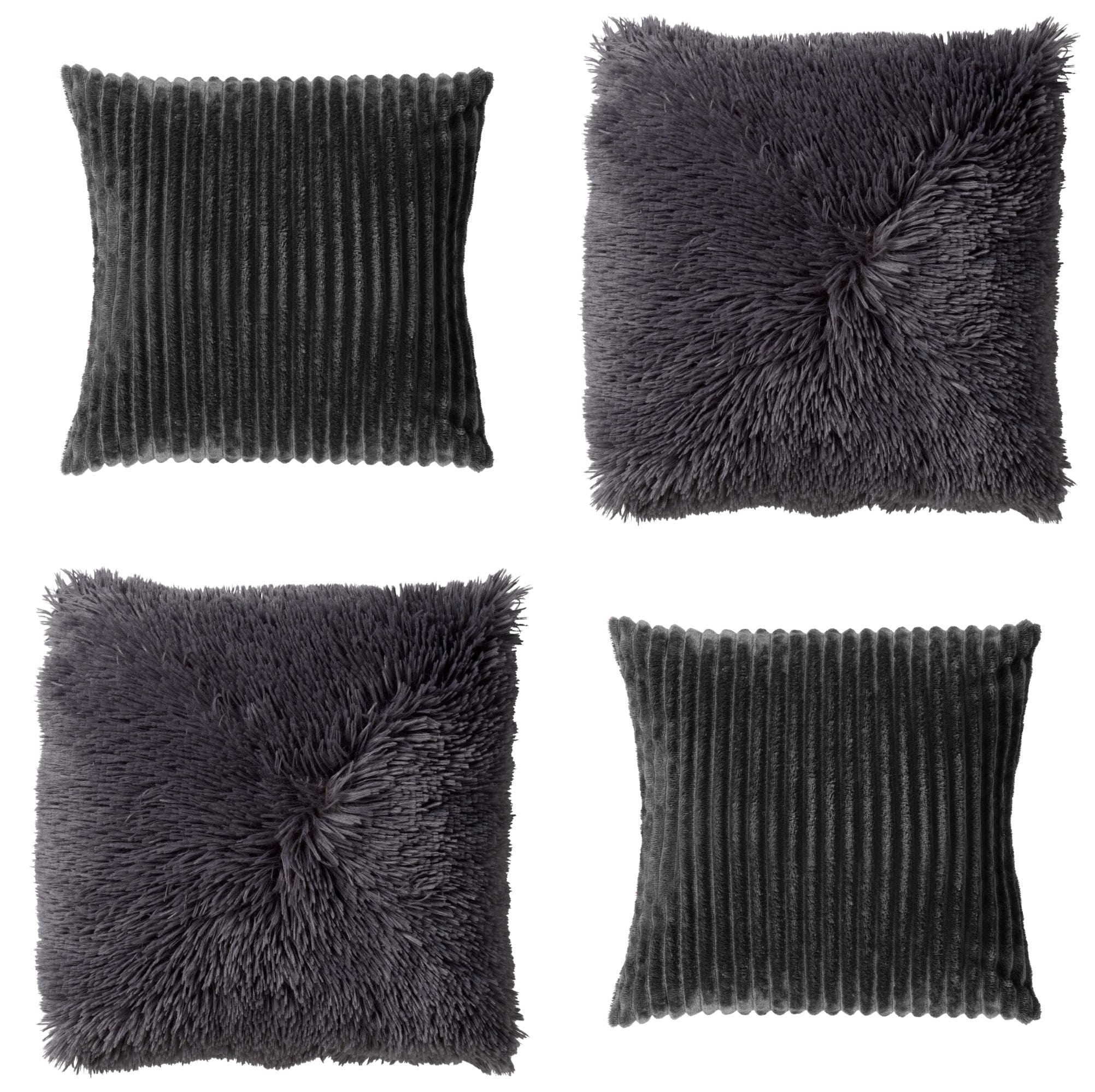 KUSSENSET - 4-delig - Cosy Layers - 60x60 cm, 45x45 cm - inclusief bin