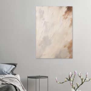 Artfulprints Poster Abstract – Skyfall 3 – 70×100 cm – Taupe