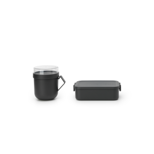 Brabantia Make & Take Lunchset, 2-delig, kunststof (Soepbeker 0,6 lite Brabantia Make & Take Lunchset, 2-delig, kunststof (Soepbeker 0,6 lite
