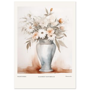 Artfulprints Poster Bloemen in vaas 1 – A4 21×29.7 cm – Taupe Artfulprints Poster Bloemen in vaas 1 – A4 21×29.7 cm – Taupe