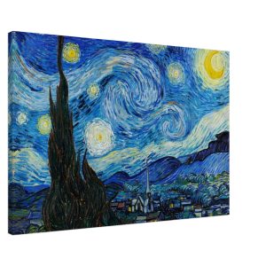 Artfulprints Canvas Vincent van Gogh – Starry night canvas – 90×60 cm Artfulprints Canvas Vincent van Gogh – Starry night canvas – 90×60 cm