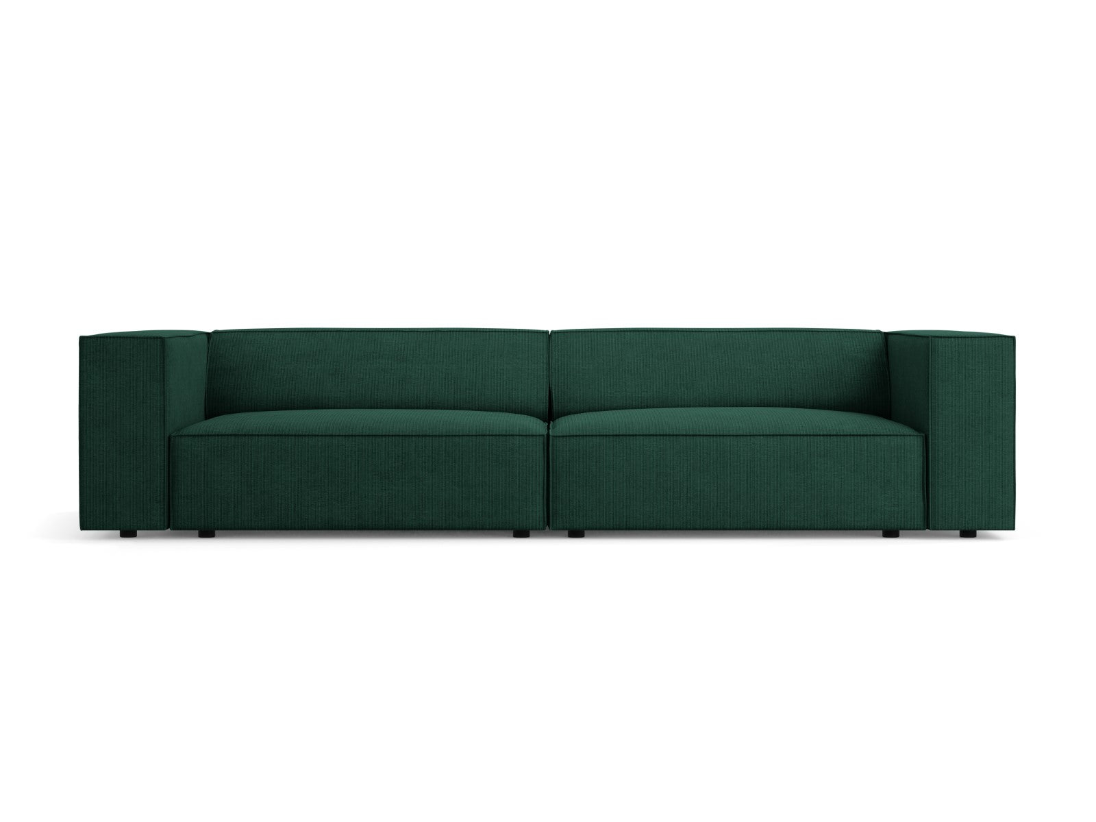 Cosmopolitan Design Bank Arendal 4-zits, chenille met ribbeleffect, fl