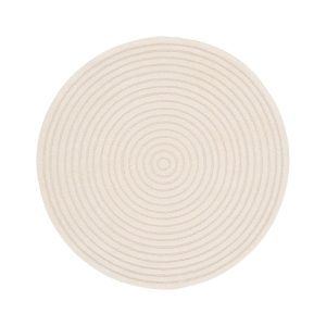 AFK Living vloerkleed Cleo – reliëfeffect – wit – 160 x 160 cm AFK Living vloerkleed Cleo – reliëfeffect – wit – 160 x 160 cm