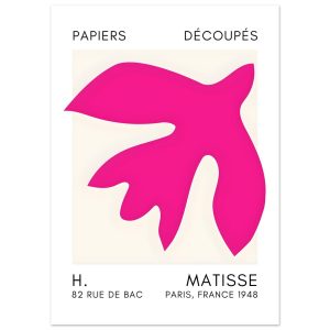 Artfulprints Poster Matisse – Floating forms pink – 50×70 cm – Roze Artfulprints Poster Matisse – Floating forms pink – 50×70 cm – Roze