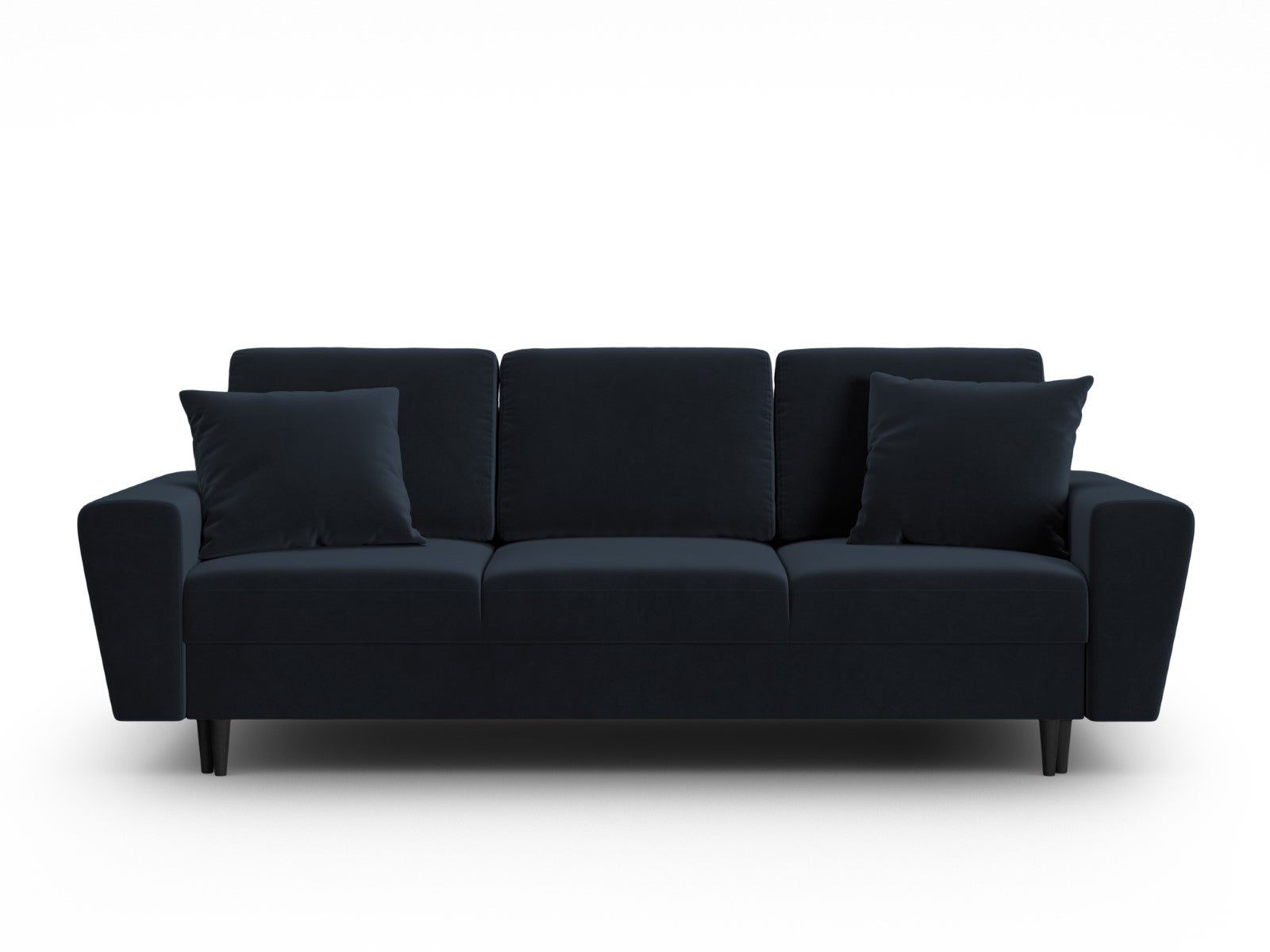 Cosmopolitan Design Slaapbank met opbergdoos Kyoto 3-zits, flueel donk