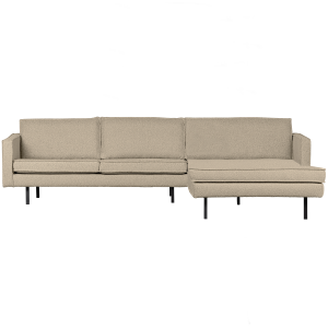 WOOOD chaise longue rechts Rodeo – Bouclé – Beige – 85x300x155 WOOOD chaise longue rechts Rodeo – Bouclé – Beige – 85x300x155