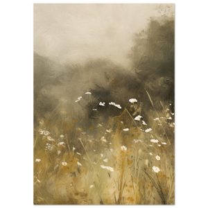 Artfulprints Poster Abstract – Floral essence – 70×100 cm – Groen Artfulprints Poster Abstract – Floral essence – 70×100 cm – Groen