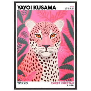 Artfulprints Poster met Lijst Yayoi Kusama – Sweet cheetah – 70×100 cm Artfulprints Poster met Lijst Yayoi Kusama – Sweet cheetah – 70×100 cm