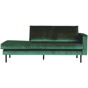 WOOOD daybed rechts Rodeo – Velvet – Green Forest – 85x203x86 WOOOD daybed rechts Rodeo – Velvet – Green Forest – 85x203x86